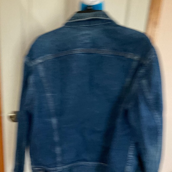 VINTAGE LEE JEANS sz 40R MEN’s Denim Jean jacket, EXCELLENT Condition - Picture 3 of 3